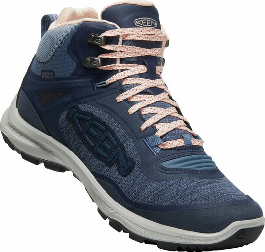 Damen Outdoor-Schuhe Keen Terradora Flex Mid WP Women Vintage indigo/peachy keen