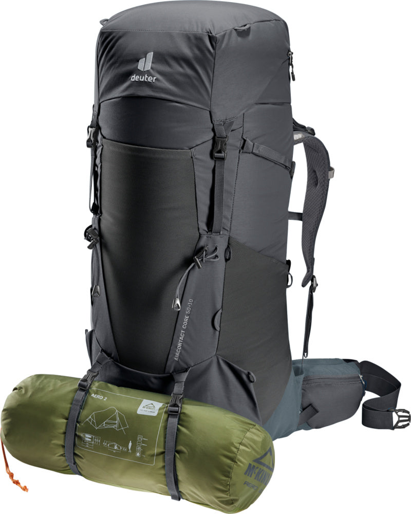 Laden Sie das Bild in Galerie -Viewer, Touristenrucksack Deuter Aircontact Core 50+10L graphtie-schiefer
