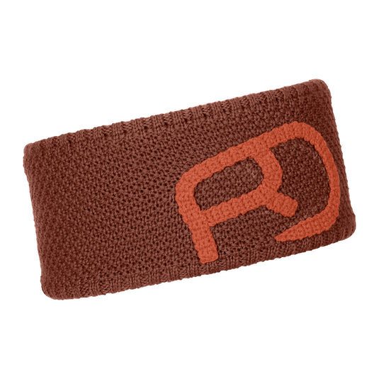 Herren Stirnband Ortovox Rock'n'Wool Stirnband tonorange