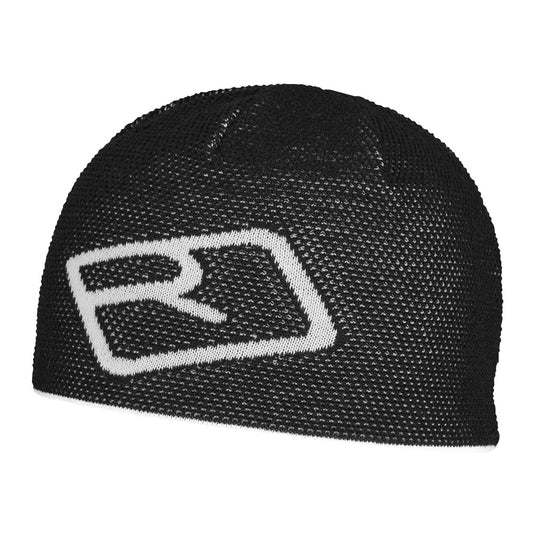 Wollmütze Ortovox Merino Logo Knit Beanie black rave