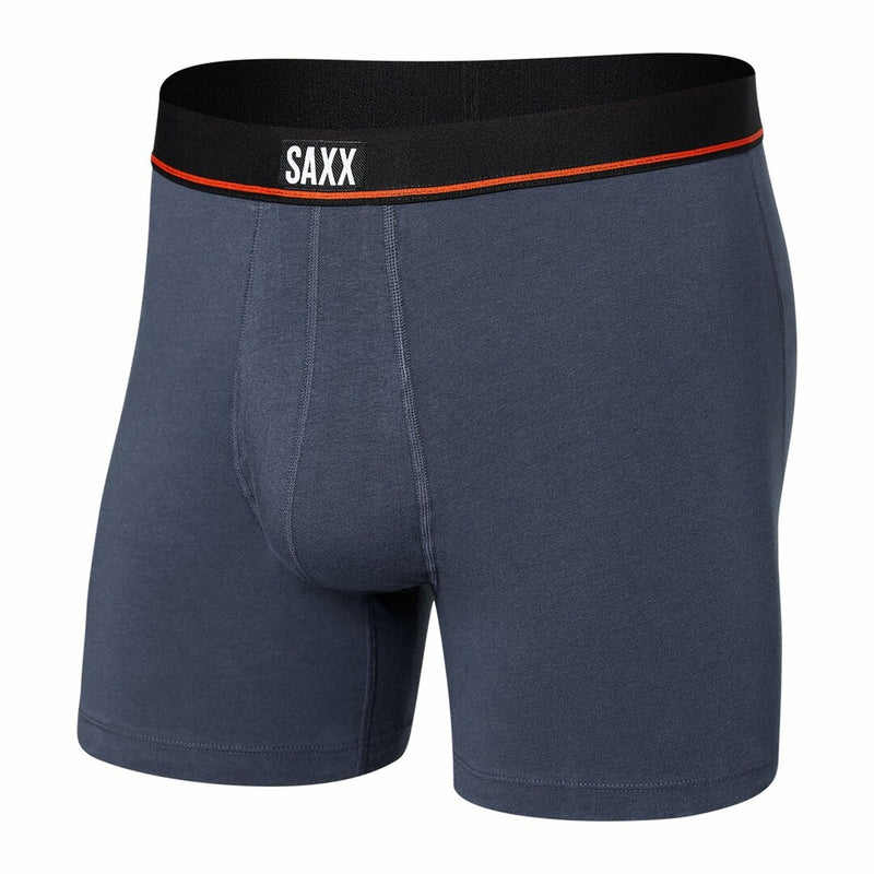 Laden Sie das Bild in Galerie -Viewer, Herren-Boxershorts SAXX Non-Stop-Stretch-Baumwoll-Boxershorts Fly Deep Navy
