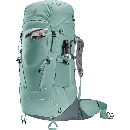 Damen-Wanderrucksack Deuter Aircontact Core 45L+10L SL Jade Graphit