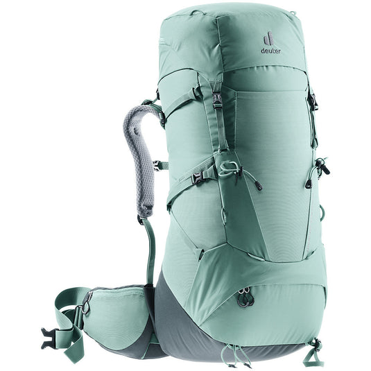 Damen-Wanderrucksack Deuter Aircontact Core 45L+10L SL Jade Graphit