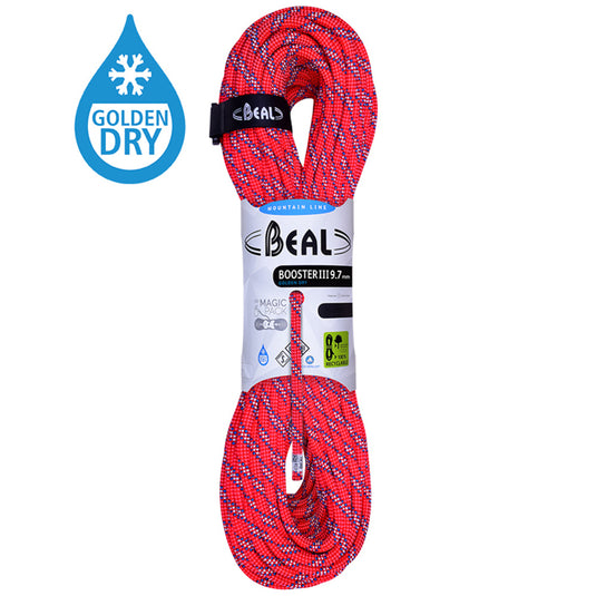 Seil Beal Booster III 9,7mm Golden Dry Orange 50m