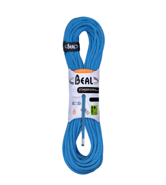 Seil Beal Stinger III 9,4 mm Trockenhülle Blau