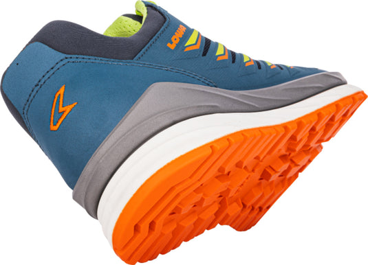 Herrenschuhe Lowa Axos GTX Lo stahlblau/limette