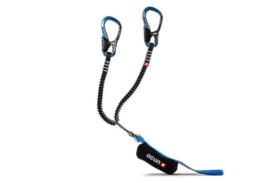 Ferrata-Auffanggerät Ocún Captur Pro Swivel blau