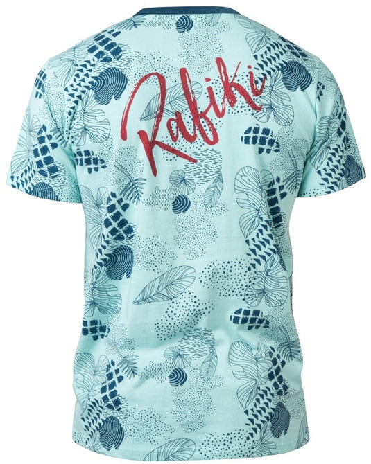 Herren T-Shirt Rafiki Slack Print eierschalenblau