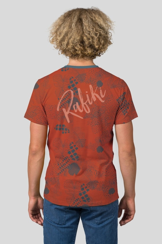 Laden Sie das Bild in Galerie -Viewer, Herren T-Shirt Rafiki Slack Print mecca orange orange
