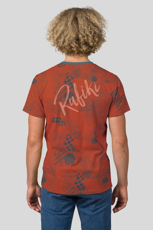 Herren T-Shirt Rafiki Slack Print mecca orange orange