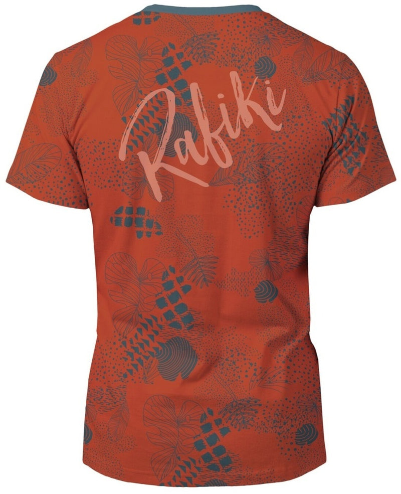 Laden Sie das Bild in Galerie -Viewer, Herren T-Shirt Rafiki Slack Print mecca orange orange
