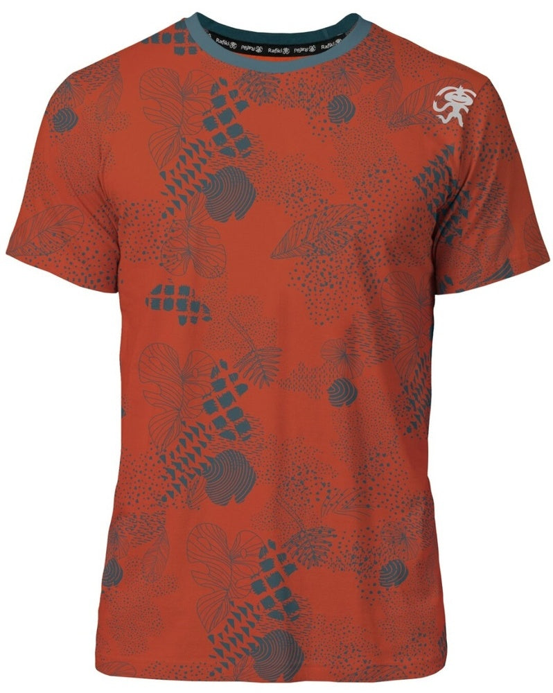 Laden Sie das Bild in Galerie -Viewer, Herren T-Shirt Rafiki Slack Print mecca orange orange
