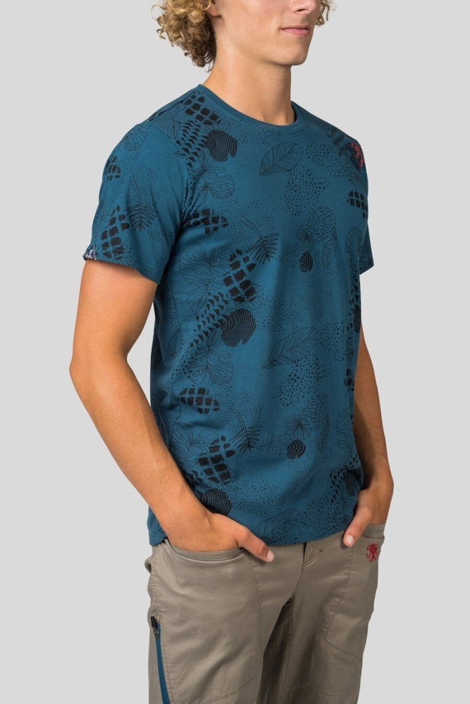 Laden Sie das Bild in Galerie -Viewer, Herren T-Shirt Rafiki Slack Print stargazer blau
