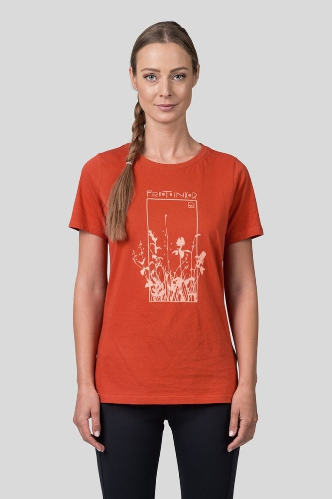 Laden Sie das Bild in Galerie -Viewer, Damen-T-Shirt Hannah Chucki Mekka Orange
