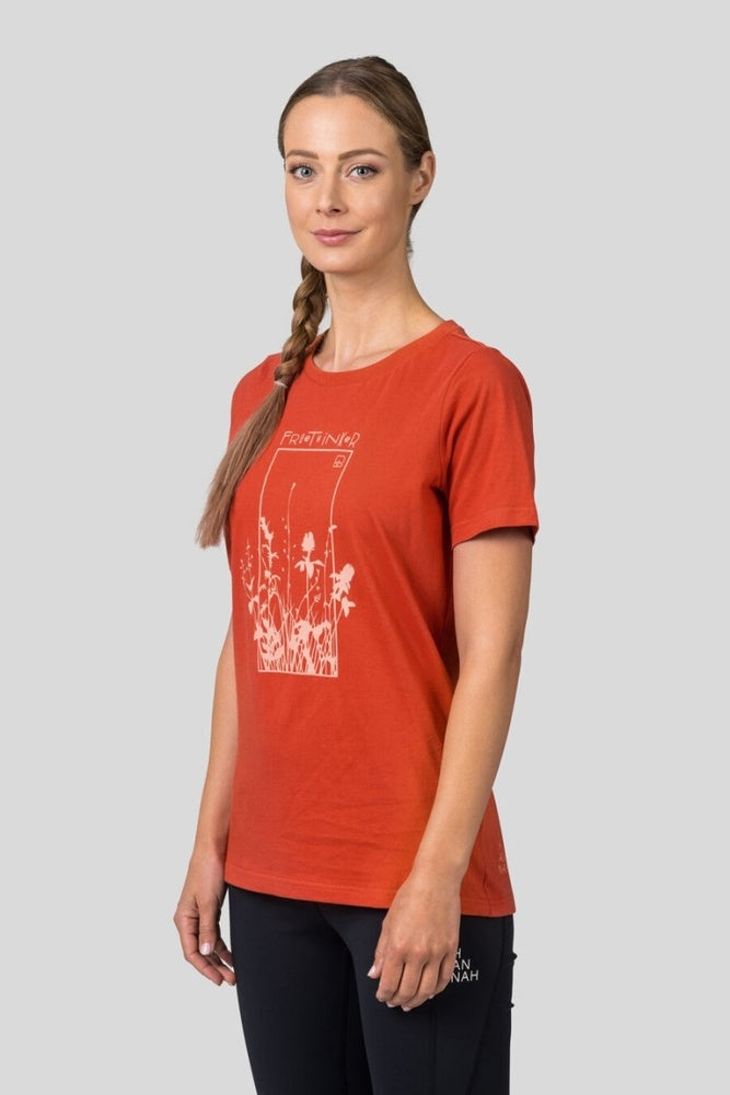 Laden Sie das Bild in Galerie -Viewer, Damen-T-Shirt Hannah Chucki Mekka Orange
