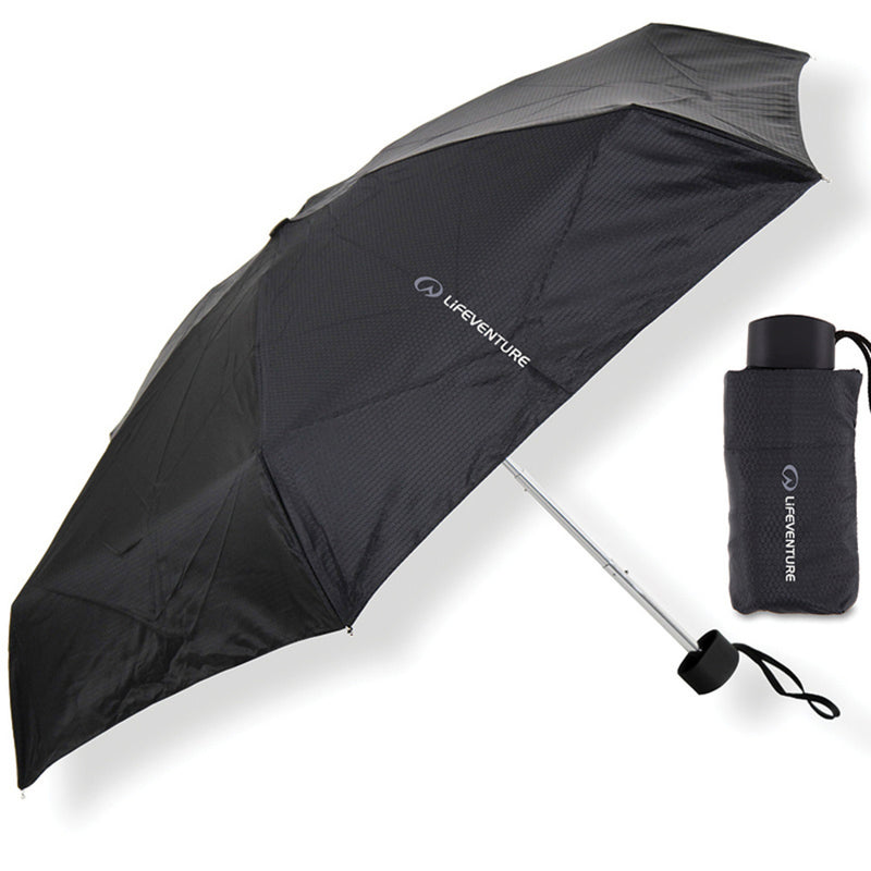 Laden Sie das Bild in Galerie -Viewer, Regenschirm Lifeventure Trek Umbrella Medium schwarz
