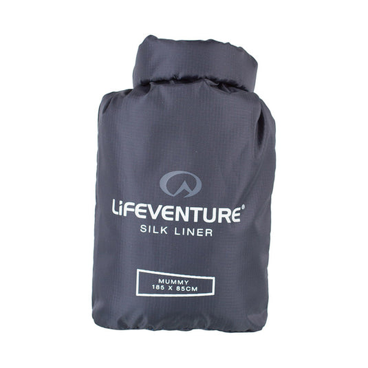 Schlafsack Lifeventure Seidenschlafsack Liner Mumiengrau