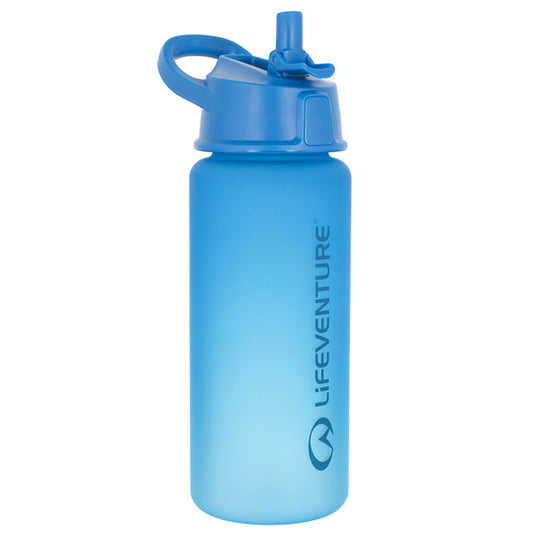 Flasche Lifeventure Flip-Top-Wasserflasche 750 ml blau