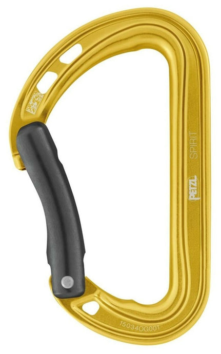 Karabina Petzl Spirit Bent Gate Gelb