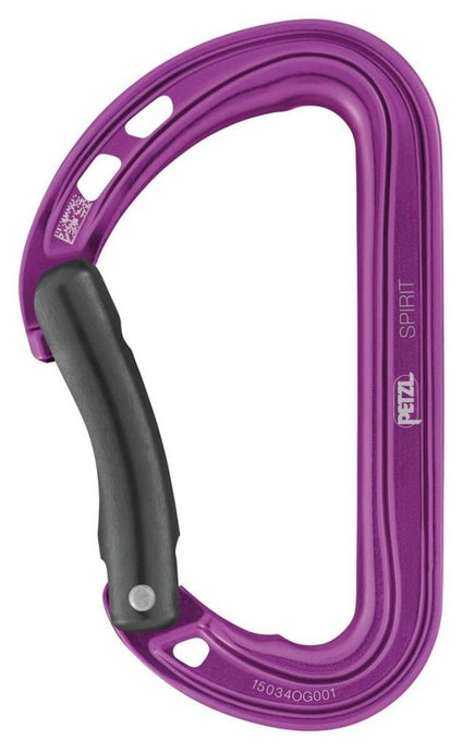 Karabina Petzl Spirit Bent Gate Violett