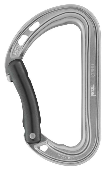 Karabina Petzl Spirit Bent Gate Grau