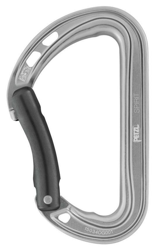 Karabina Petzl Spirit Bent Gate Grau