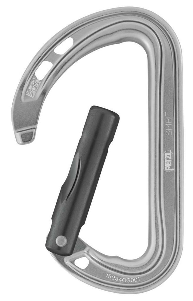 Laden Sie das Bild in Galerie -Viewer, Karabina Petzl Spirit Straight Gate Grau
