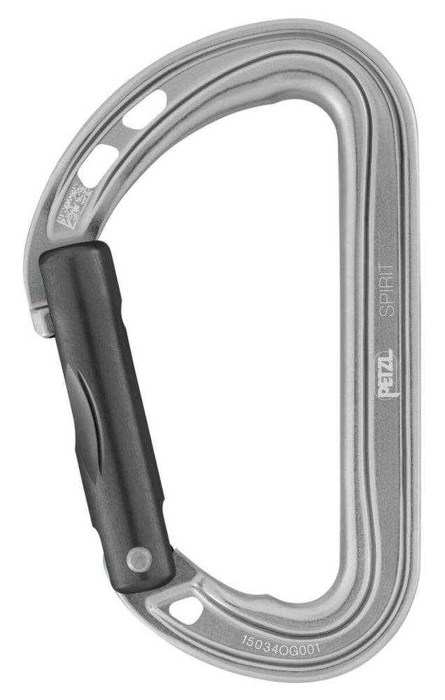 Laden Sie das Bild in Galerie -Viewer, Karabina Petzl Spirit Straight Gate Grau
