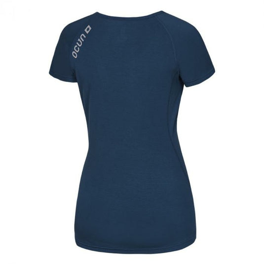 Damen-T-Shirt Ocún Bamboo Blossom Women Blue Opal