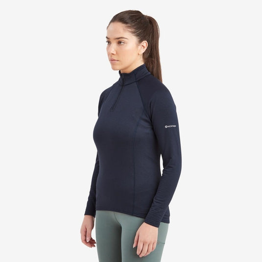 Damen-Hoodie Montane Fwm Protium Lite Pull-On – Eclipse Blue-UK8/US4/EUR36/