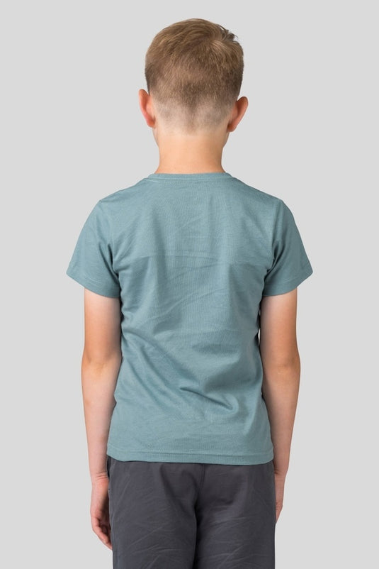 Kinder-T-Shirt Hannah Randy JR Rauchblau