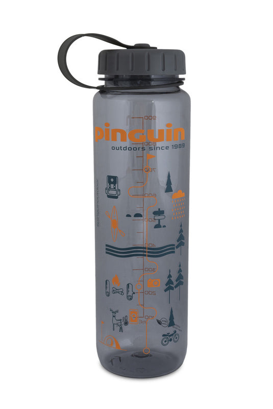 Flasche PINGUIN Tritan Slim Bottle 1,0L grau