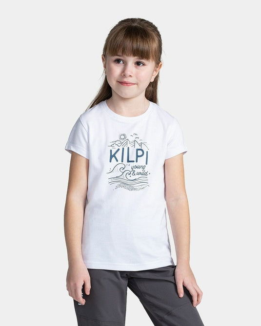 Mädchen-T-Shirt Kilpi Malga-JG WHT