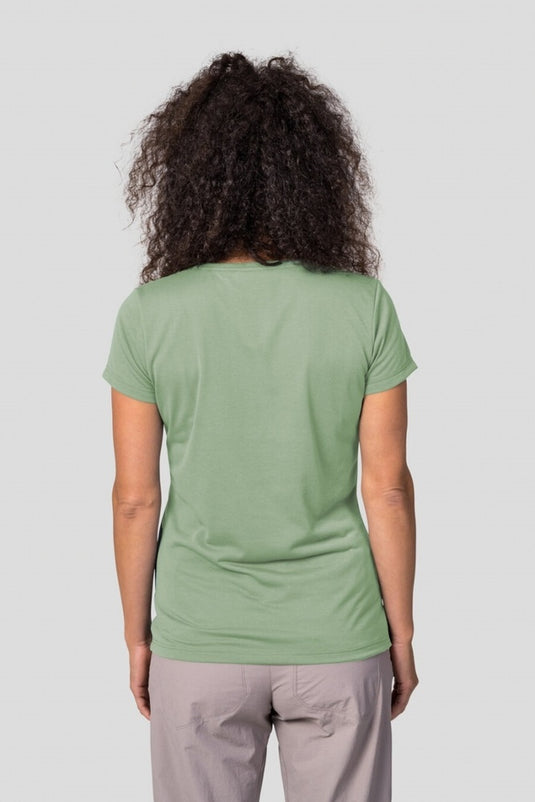 Damen T-Shirt Hannah Cordy rauchgrün