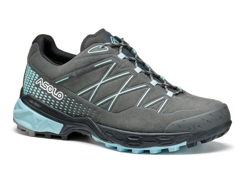 Laden Sie das Bild in Galerie -Viewer, Damen-Trekkingstiefel Asolo Tahoe Lth GTX ML Graphit/Celadon
