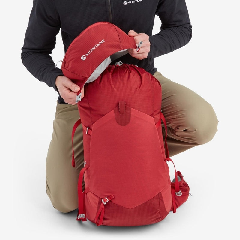 Laden Sie das Bild in Galerie -Viewer, Outdoor-Rucksack Montane Azote 32L Einstellbar Acer rot
