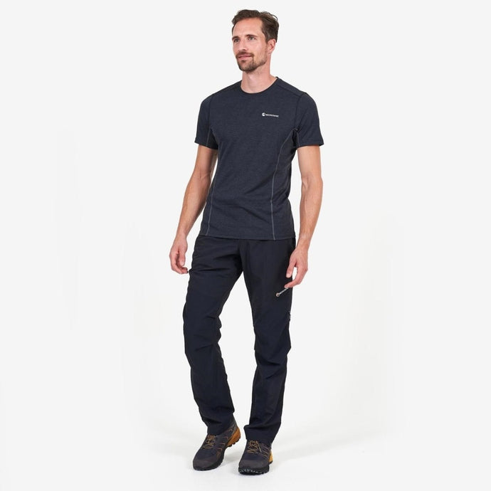 Atmungsaktives Herren-T-Shirt Montane Dart Black