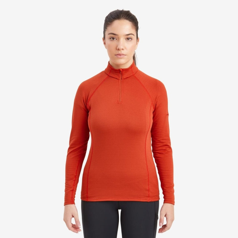 Laden Sie das Bild in Galerie -Viewer, Damen-Sweatshirt Montane Protium Lite Pull-On Safranrot
