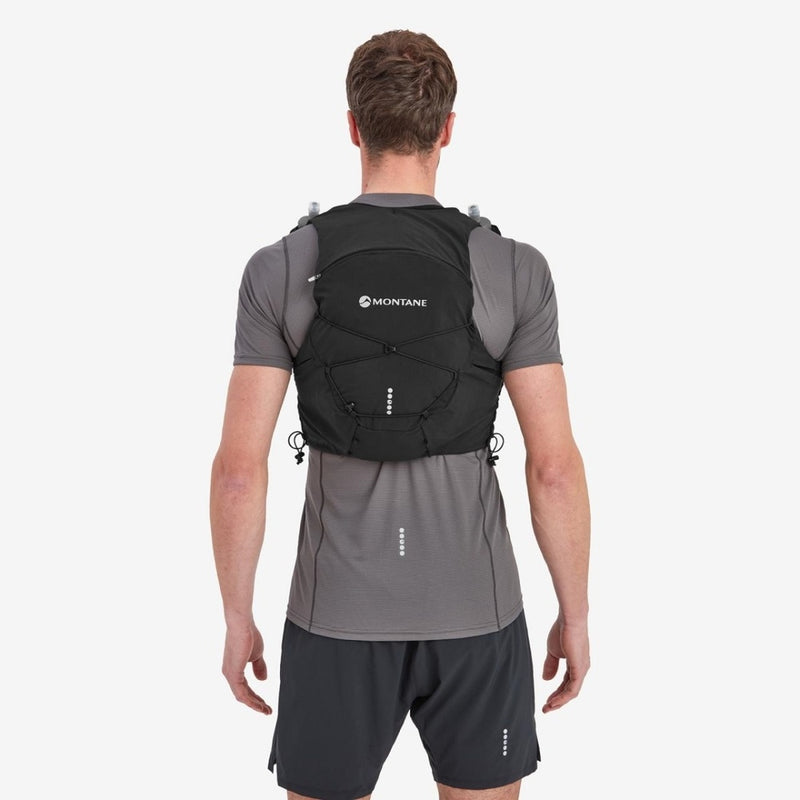 Laden Sie das Bild in Galerie -Viewer, Unisex-Laufweste Montane Gecko VP 12L + Schwarz
