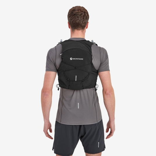 Unisex-Laufweste Montane Gecko VP 12L + Schwarz