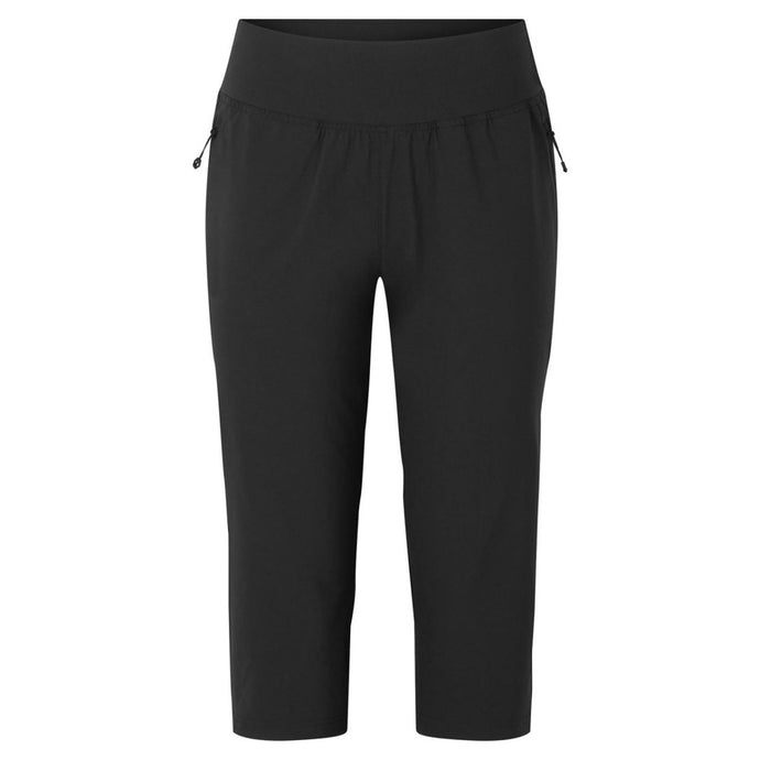 Atmungsaktive 3/4-Hose für Damen Montane Tucana Lite Capri Schwarz