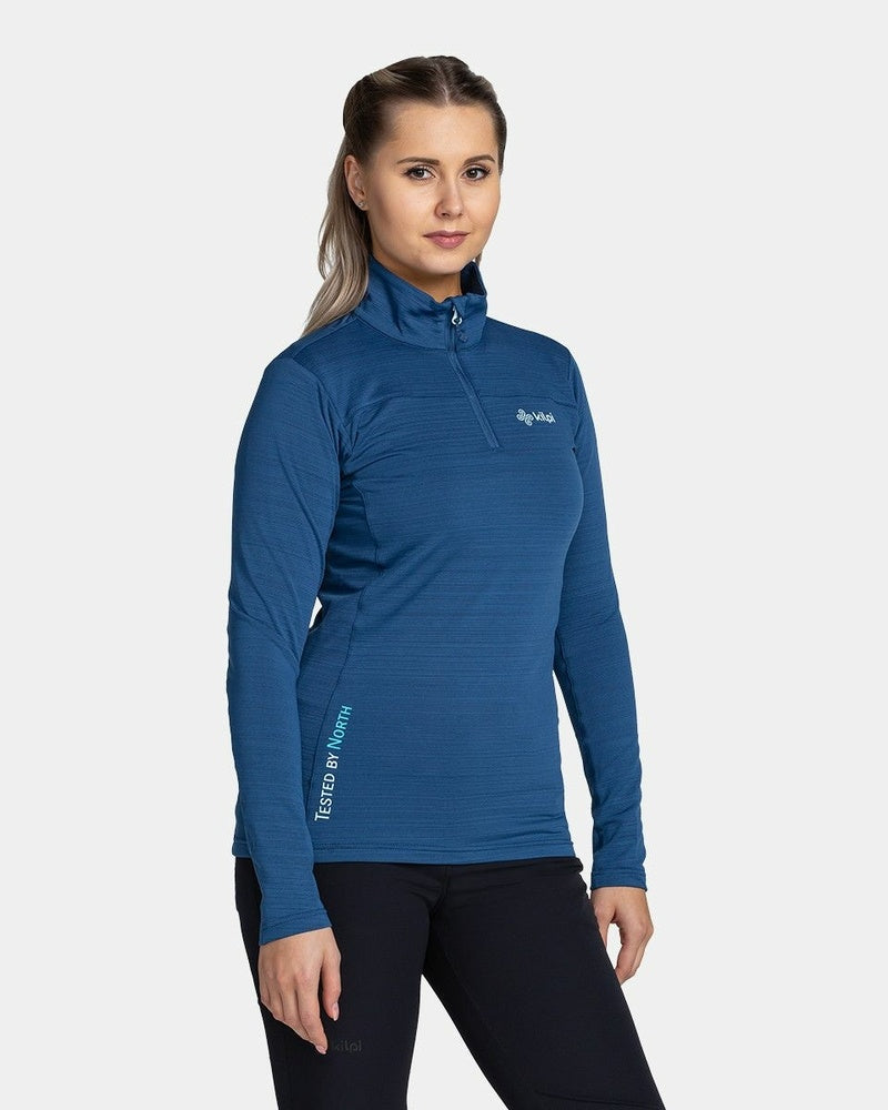 Laden Sie das Bild in Galerie -Viewer, Technisches Damen-Sweatshirt Kilpi Montale-W Dunkelblau
