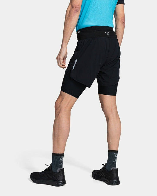 Herren-Laufshorts Kilpi Bergen-M Schwarz