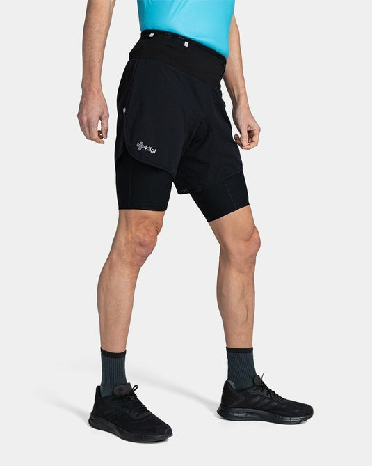 Herren-Laufshorts Kilpi Bergen-M Schwarz