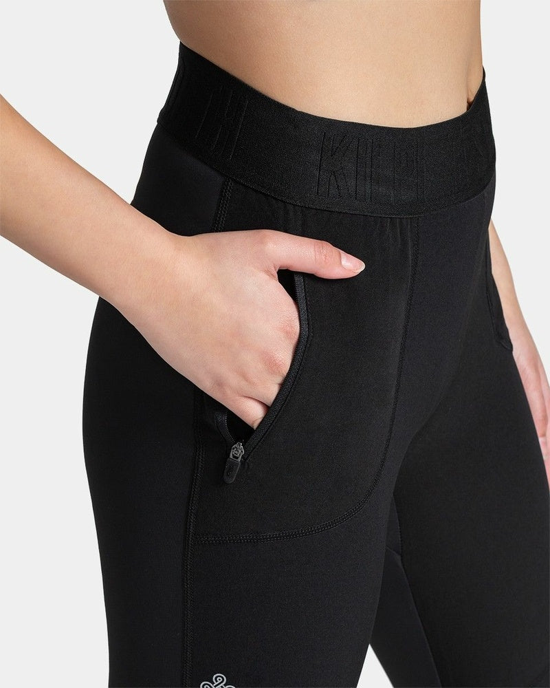 Laden Sie das Bild in Galerie -Viewer, Outdoor-Leggings für Damen Kilpi Lavaly-W Schwarz
