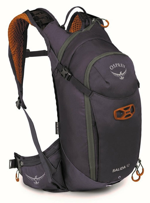 Damen-Fahrradrucksack Osprey Salida 12L Space Travel Grau