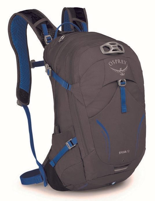 Damen-Fahrradrucksack Osprey Sylva 12L Space Travel Grau