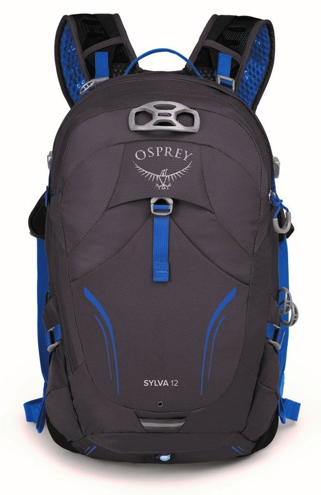 Laden Sie das Bild in Galerie -Viewer, Damen-Fahrradrucksack Osprey Sylva 12L Space Travel Grau
