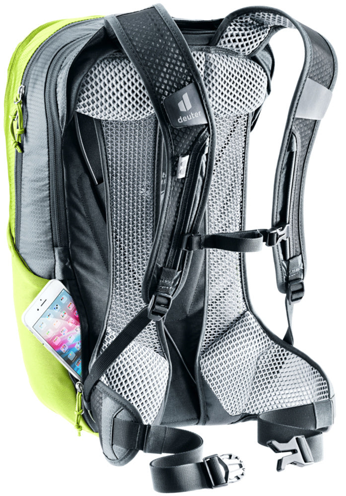 Laden Sie das Bild in Galerie -Viewer, Fahrradrucksack Deuter Race Air 14+3L Citrus/Graphit
