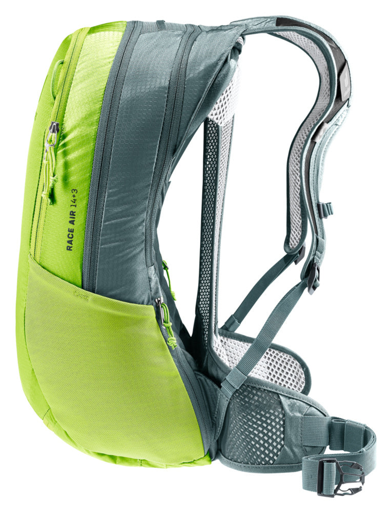 Laden Sie das Bild in Galerie -Viewer, Fahrradrucksack Deuter Race Air 14+3L Citrus/Graphit
